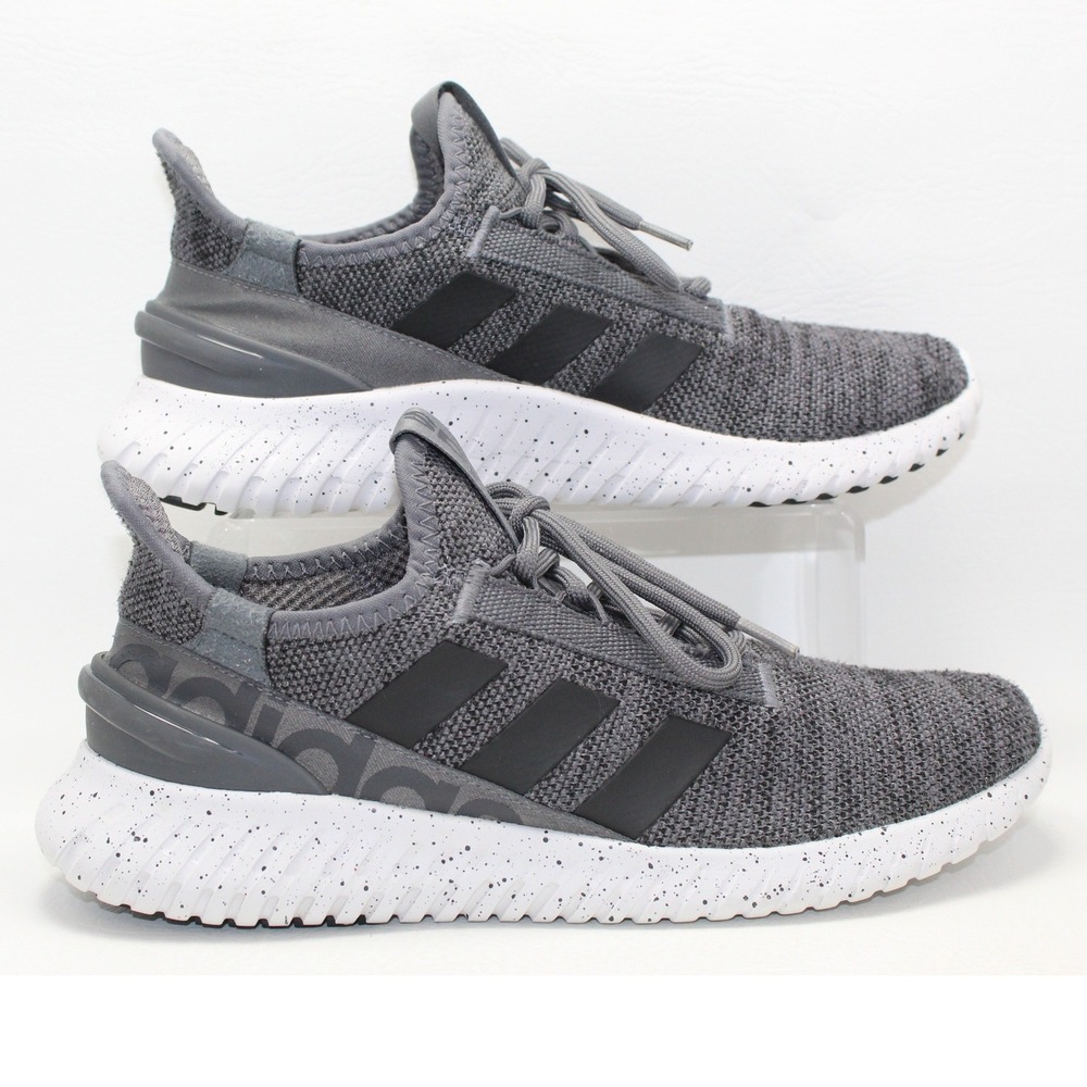 Adidas Kaptir Super Mens Running Shoes Grey Black Speckled H00277 Size 9.5